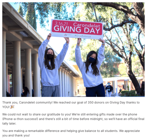 Carondelet Day of Giving